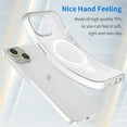 thumbnail image 3 of For iPhone 14 MagSafe Frosted Translucent TPU + PC Full Coverage Phone Case,White,For iPhone 14, 3 of 8