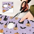 thumbnail image 6 of Yayeee Faucet Mat for Kitchen Sink 30" Diatomite Long Splash Guard Pad, Light Purple Halloween Black Cat, 6 of 7