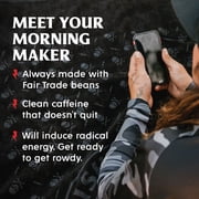 Death Wish Coffee Dark Roast Instant Coffee Packets, USDA Organic and Fair Trade, 8 Count
