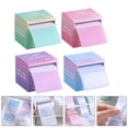 thumbnail image 2 of 4pcs Sticky Note With Pull Out Dispenser Box Self-Stick Note Pads Full Adhesive Memo Pads Sticker Label For Office Home School Meetings Supplies, 2 of 8