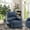 Blue, variant on Andeworld 21" Recliner Chairs with Heat and Massage,Lazy Boy Recliner Chair for Adults,Recliner Sofa chairs with Cup Holder and Side Pocket for Living Rooms, Bedrooms, and Nurseries(Blue)
