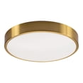 thumbnail image 2 of AFX Lighting Octavia 12" Wide Modern Round Brass LED Ceiling Light, 2 of 5