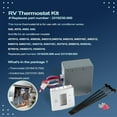 thumbnail image 5 of for RV Thermostat Kit 3316230.000 Dometic Single Zone LCD Touch Air Conditioner, 5 of 5