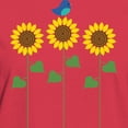 thumbnail image 3 of CafePress - Sunflower Garden Bird Women's Value T Shirt - Women's Traditional Fit Dark T-Shirt, 3 of 4