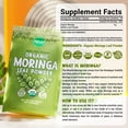 thumbnail image 5 of MAJU's Organic Moringa Powder, 1lb, Non-GMO and Raw, Shade Dried for Highest Nutrients, Add to Mixed Beverages, Superfood, 5 of 8
