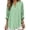 Green, variant on Wang6 Women's Oversized Long Sleeve T Shirts Causal V Neck Button Summer Tunic Tops Loose Fit Solid Long Tees Shirts White XXXXXL