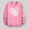 thumbnail image 5 of PNTUTB Valentine's Day Sweatshirts for Men's Fashion Print Crew Neck Long Sleeve Casual Loose Pullover Tops, 5 of 6