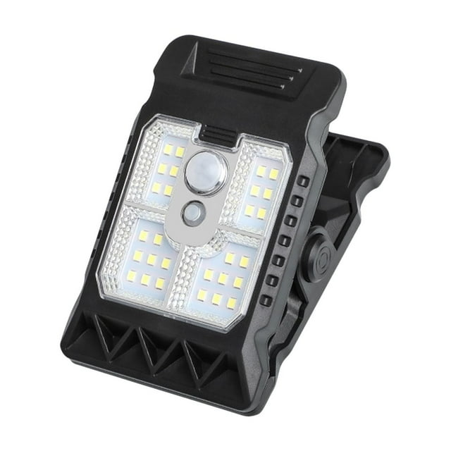 SLYNSHome Solar Lights Outdoor Clip Motion Sensor Lights,Waterproof Security Light for Fence,Wall,Garage,Patio Umbrella
