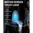 thumbnail image 2 of Motion Sensor LED Toilet Night Light, RGB Color Changing Rechargeable Toilet Light, Indoor Bathroom Night Light with Motion Activated for Bathroom Decor, 2 of 6