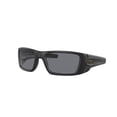 thumbnail image 3 of Oakley Fuel Cell Sunglasses, Rectangular Polarized Eyeglasses, Size 60, Matte Black/Grey Polarized, 3 of 10