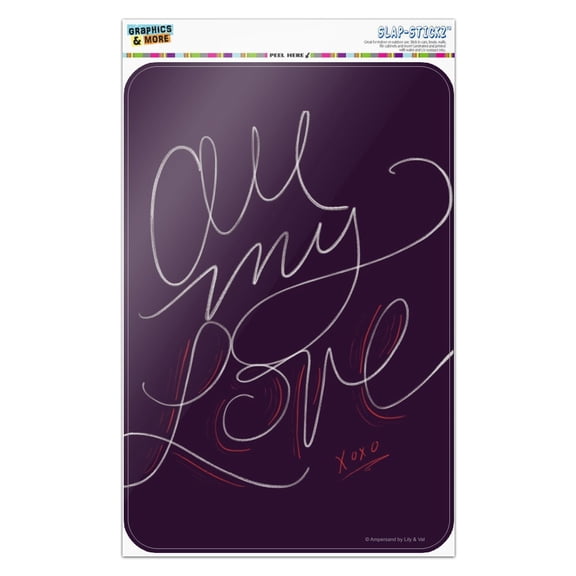 All My Love XOXO Home Business Office Sign
