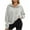 Gray, variant on tklpehg Women Half Zip Stand Collar Sweatshirts Long Sleeve Tops Going Out Tops Vintage Sweatshirt V-Neck Classic Solid Color Casual Loose Lightweight Pullover (Khaki,M)