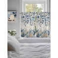 thumbnail image 3 of Blue Coastal Starfish Bathroom Window Curtain, Beach Nautical Shell Eucalyptus Rustic Light Filtering Coffee Kitchen Curtains, Bedroom Living Room Curtains 2 Panel 84"x54", 3 of 6