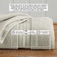 thumbnail image 5 of Great Bay Home Cotton Premium Plush 6 Piece Towel Set, Light Grey, 5 of 7