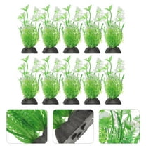 HEMOTON 10 Pcs Aquarium Background Plants for Fish Tank Aquatic Decoration Ornament