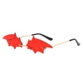 thumbnail image 1 of BotaniNest Flame Sunglasses Glasses Gothic Bat Wing Glasses And Styles, 1 of 3
