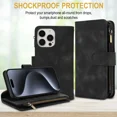 thumbnail image 2 of Phone Case Wallet Case for iPhone 14 pro PU Leather Magnetic Handbag Zipper Pocket Card Slots, 2 of 5