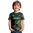 thumbnail image 3 of 2026 New Mexico Soccer Jersey Boys, Printed Mexico National Team Design, Mexican Jersey Soccer T-Shirt, Boys Crew Neck Short Sleeve Match Day Athletic Casual Football Shirt for Kids, 3 of 5
