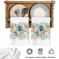 thumbnail image 5 of Beach Coastal Kitchen Towels Set of 4, Nautical Shell Starfish Coral Summer Absorbent Dish Towels for Kitchen, Microfiber Hand Towel, Quick Drying Tea Towel for Cleaning Decorative Dishcloths, 5 of 7