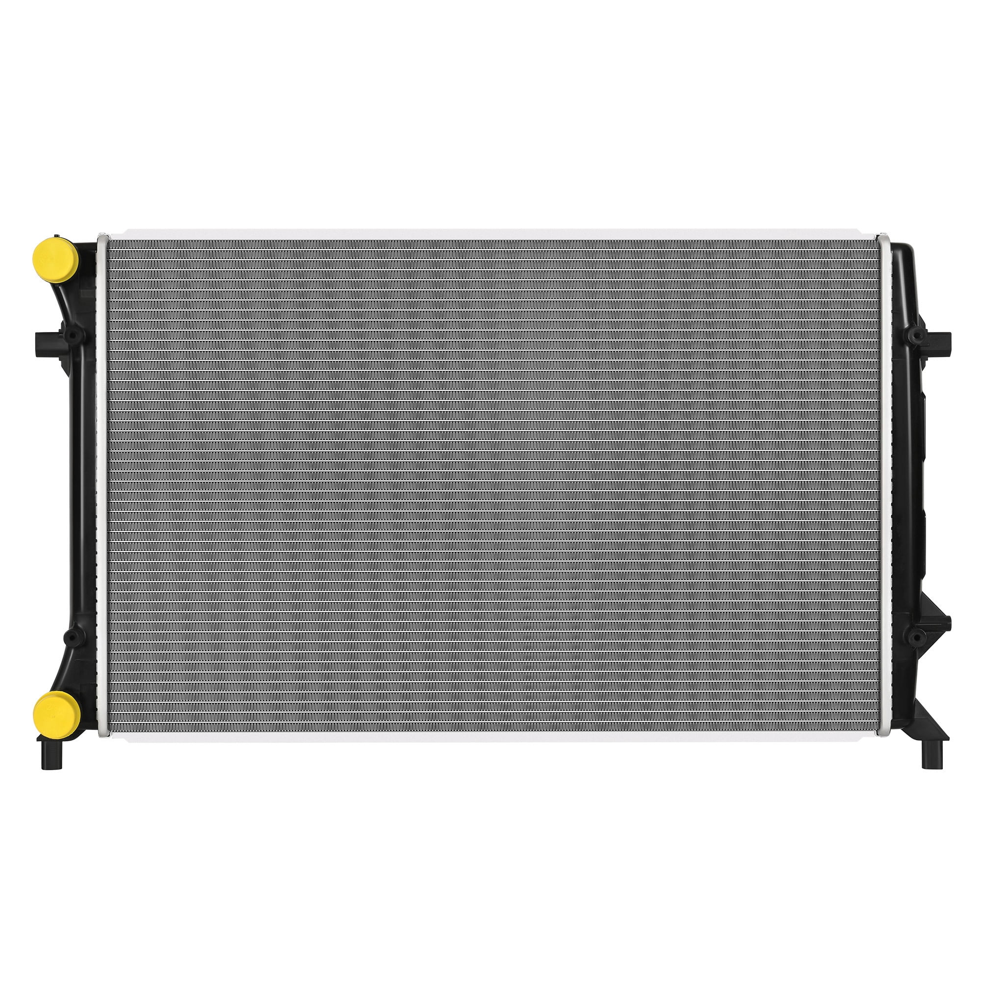 LEDKINGDOMUS Radiator for 2005-2010 VW Jetta 2.0L 2.5L / 2006-2009 Rabbit / 2008 GTI / 2010-2014 Golf L4 L5 Direct Fit High-Efficiency Cooling Replacement OE Design 25.59" Core