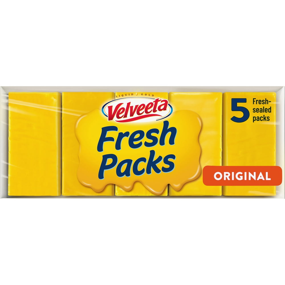 Velveeta Fresh Packs Original Cheese, 5 ct Blocks