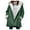 Green, variant on Yyeselk Women Sherpa Jacket Winter Warm Fleece Lined Coats Plus Size Lapel Hooded Parka Faux Suede Long Pea Overcoat