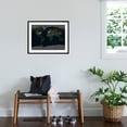 thumbnail image 3 of Art.com Whole Earth At Night, Satellite Image Photographic Print by PLANETOBSERVER, Black Frame Wall Art, 29" x 23", 3 of 5
