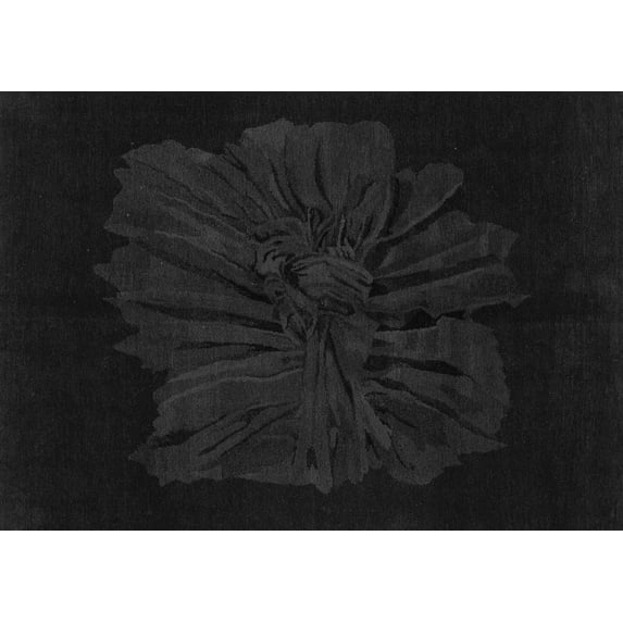 Ahgly Company Indoor Rectangle Abstract Gray Modern Area Rugs, 3' x 5'