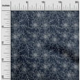 thumbnail image 1 of oneOone Organic Cotton Voile Fabric Leaves & Floral Artistic Sashiko Print Fabric BTY 42 Inch Wide, 1 of 4