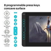 Huion KAMVAS 13 Drawing Tablet with Screen, 13.3 IPS LCD Pen Display for Mac, PC,980g, Green