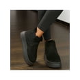 thumbnail image 5 of Women's Suede Winter Platform Fuzzy Fluffy Outdoor Boots, 5 of 9