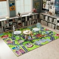 thumbnail image 3 of ASPILLOW Kids Play Rug, Non-Slip Traffic Road Car Carpet for Kids, Washable Soft Rug for Playroom Boys Bedroom Classroom,4x5ft, 3 of 8