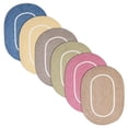 thumbnail image 2 of Colonial Mills Haven Braided Reversible Oval Rug Sand 8' x 10' Oval 8' x 10' Blue, 2 of 5