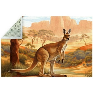 Kangaroo Thick Ergonomic Anti Fatigue Cushioned Kitchen Floor Mats,  Standing Office Desk Mat, Waterproof Scratch Resistant Topside, Supportive  All Da - Imported Products from USA - iBhejo