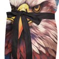 thumbnail image 5 of JSTEL American Flag Eagle Portrait Apron with 2 Pockets for Women Men Adjustable Garden Bib, 5 of 5