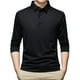thumbnail image 1 of Camisa de manga larga con botones para hombre - Corte regular informal de negocios - Mezcla de poliéster y algodón, tallas M-XXXXL, 1 of 7