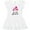 AA-White, variant on Inktastic My Titi Loves me with Two Flamingos Girls Toddler Dress
