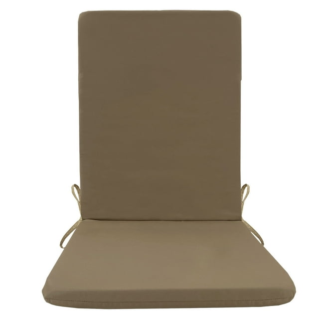 Coussin de Chaise à Dossier Haut avec Rembourrage en Mousse de Qualité Supérieure, Imperméable, Résistant à la Décoloration, Coussin de Chaise de Salle à Manger de Patio, Usage Intérieur/extérieur, Coussin de Siège de Chaise Longue Lavable pour Mobilier de Pelouse, Terrasse et Jardin