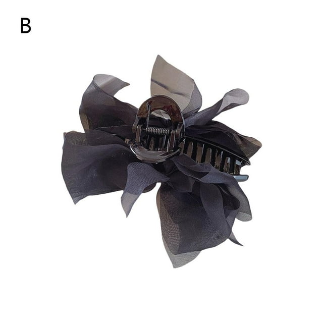 Grande Épingle à Cheveux en Maille avec Nœud, Accessoires de Disque Tactile Premium, Pince à Cheveux