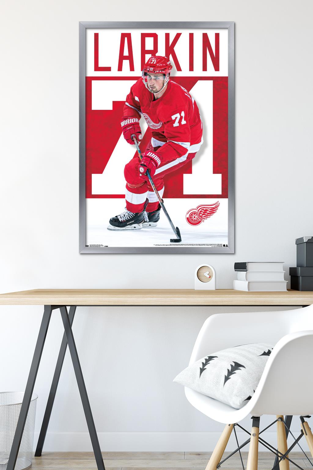 NHL Detroit Red Wings - Dylan Larkin Wall Poster, 22.375" x 34" Framed