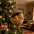 thumbnail image 6 of Forest Animal Acorn Ornaments, 2D Acrylic Pine Cones Animals Figures Hanging Pendants, Cozy Forest Christmas Ornaments, Pinecones Animal Ornament for Christmas Tree Decoration, 6 of 7