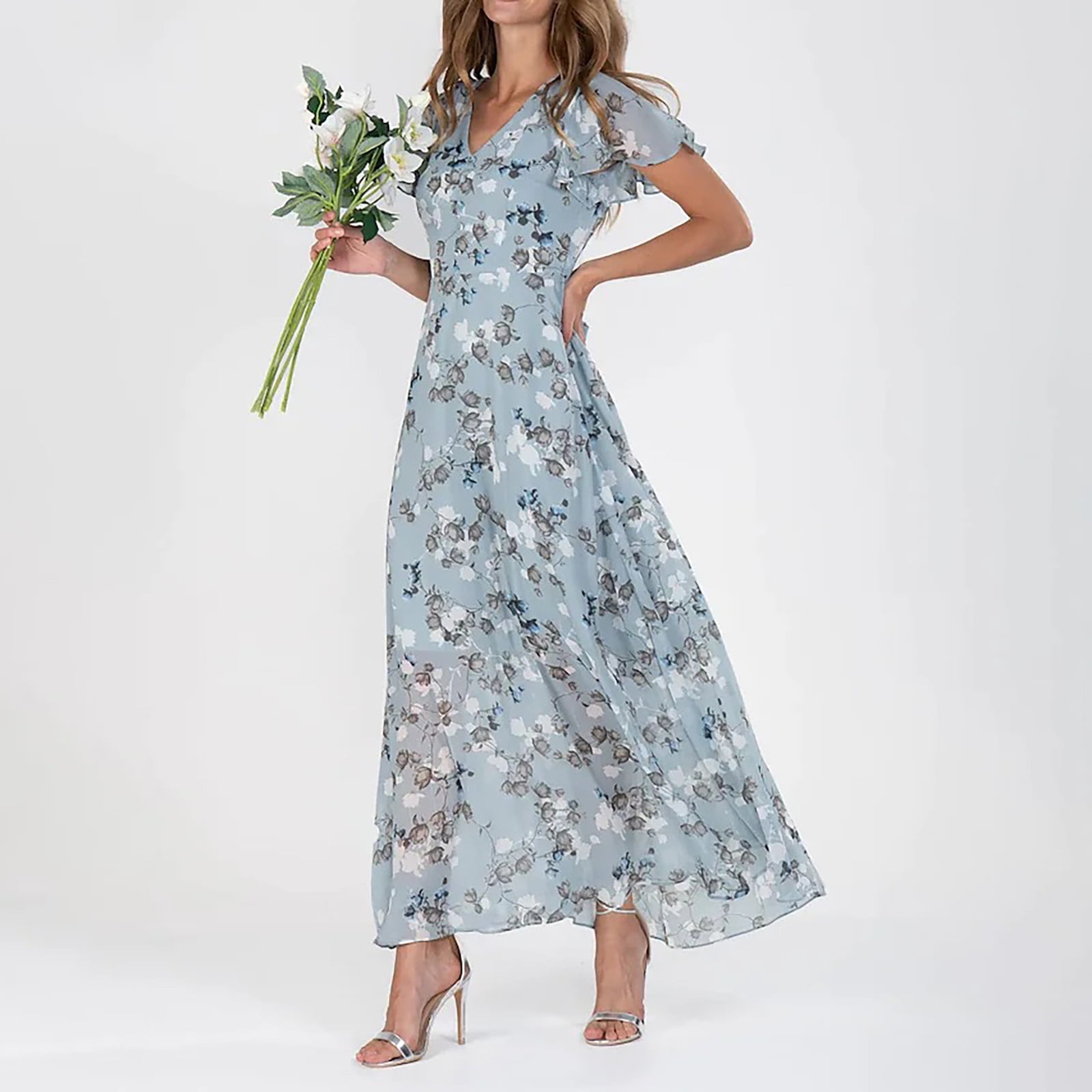 sachin and babi light blue dress An Easy Way To Wear A Dress In Winter! main image 1