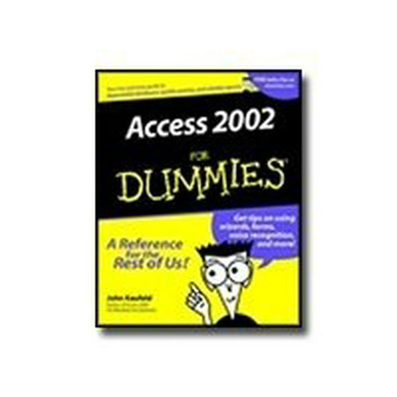 Access 2002 for Dummies® 9780764508189