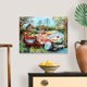 thumbnail image 3 of Cuadro decorativo lienzo festín marítimo Cajun estilo Nueva Orleans paisaje pantanoso árboles con musgo, lienzo gastronómico sureño en tela canvas horizontal, 3 of 7