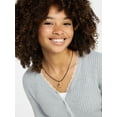 thumbnail image 4 of Weekend Academy Girls Lace Trimmed Cardigan, Sizes 4-18, 4 of 5