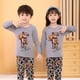 thumbnail image 1 of Conjuntos de pijamas de algodón de manga larga para niños, ropa de dormir de Navidad para adolescentes, conjuntos de ropa para niños, primavera y otoño, 2022, 1 of 4