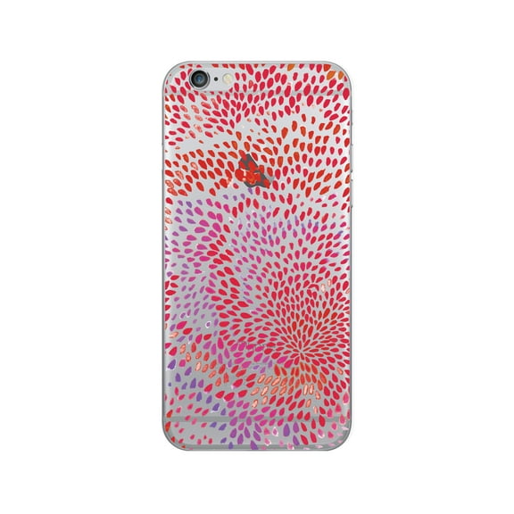OTM Prints Clear Phone Case, Petals Warm - iPhone 6/6s/7/7s
