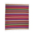 thumbnail image 4 of Edgergery Colorful Stripe Tablecloth 108.1x13.8 Inch,Mexican Serape Blanket with Tassels for Party Decor,Rectangle Woven Stripe Tablecloth,Picnic Blankets Dining Table Cover, 4 of 5