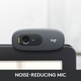 thumbnail image 3 of Logitech C270 Webcam, HD 720p Video Calling With Built-in Microphone Web-Cam For Desktop Monitor, PC / Computer Laptop, Web Camera Bundle With USB Type -C Adapter And Accessories, 3 of 7