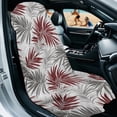 thumbnail image 3 of XYZCANDO Car Seat Towel Cover Comfortable Towel Car Seat Cover for Hiking Swimming, Car Seat Cover Towel Soft, Red Leaf Pattern, 3 of 10